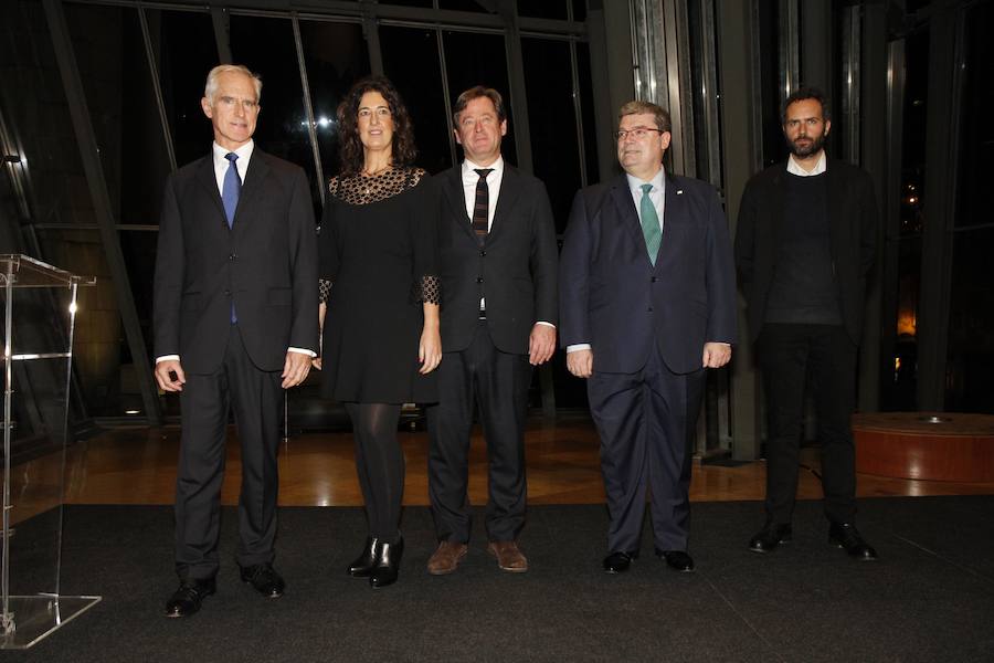 Juan Ignacio Vidarte, Lorea Bilbao, Bingen Zupiria, Juan María Aburto y Manuel Cirauqui.