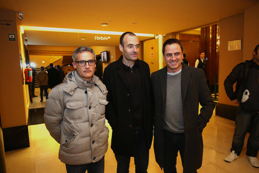 Álvaro González, Patxi Etxebeste y Asier Lasa.