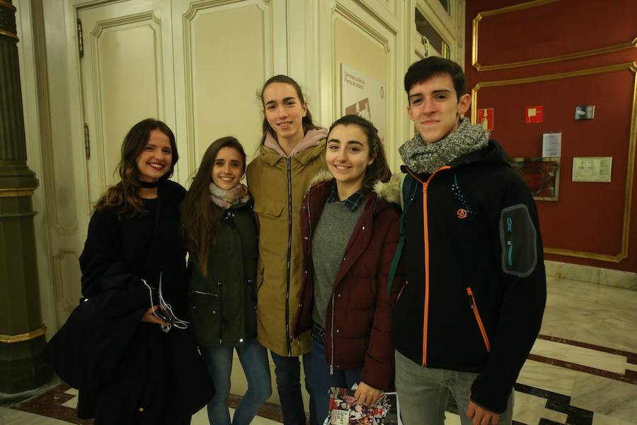 Marina Yáñez, Paula Guereñu, Gael Sacanell, Nagore Andrés y Aitzol Villahoz.