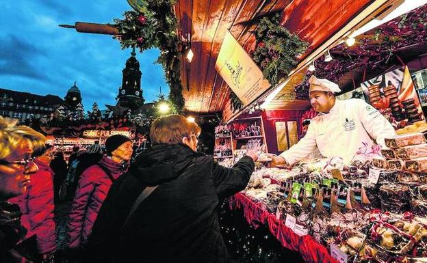 El mercado navideño de Dresde (Alemania) es uno de los más antiguos, ya que su primera referencia documentada data de 1434.