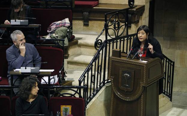 Asun Merinero, apoderada de Podemos.
