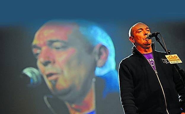 Andoni Egaña en la final disputada en el BEC en el año 2009, la última en la que participó. Ese año ganó Maialen Lujanbio. 