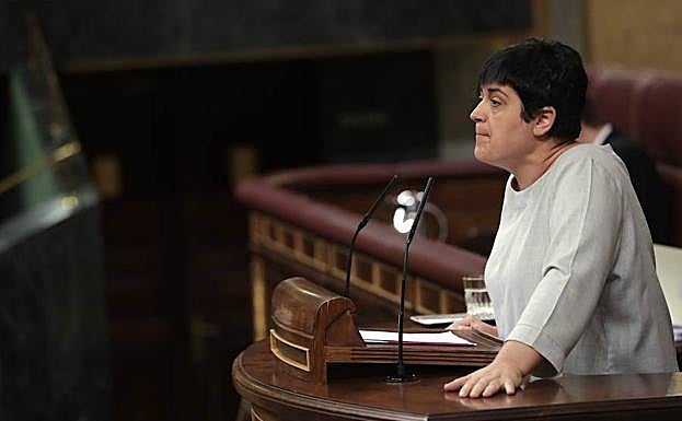La portavoz de EH Bildu en el Congreso, Marian Beitialarrangoitia.