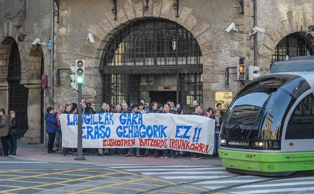 Trabajadores de Euskotren denuncian las agresiones sufridas en los últimos meses