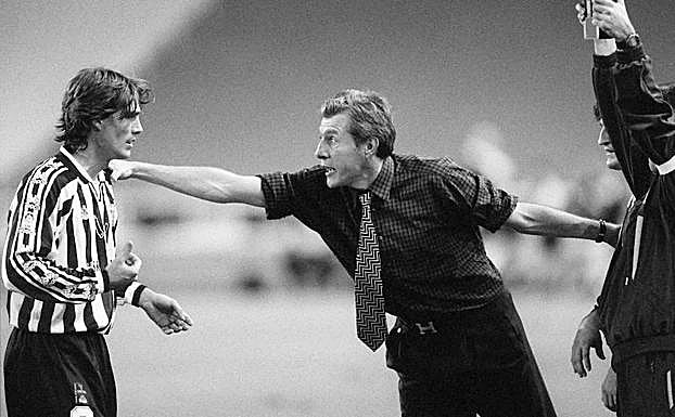 Luis Fernández y Guerrero en Sarriá el 11 de enero de 1998. .