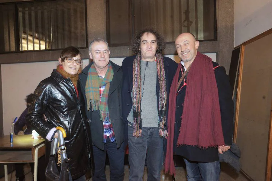 Paula Ugarte, Txarli Otaola, Toni Garzón y Óscar Bilbao. 