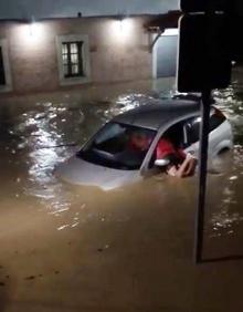 Imagen secundaria 2 - «No hubo alerta porque ningún modelo meteorológico pronosticó lluvias intensas», admite Euskalmet 