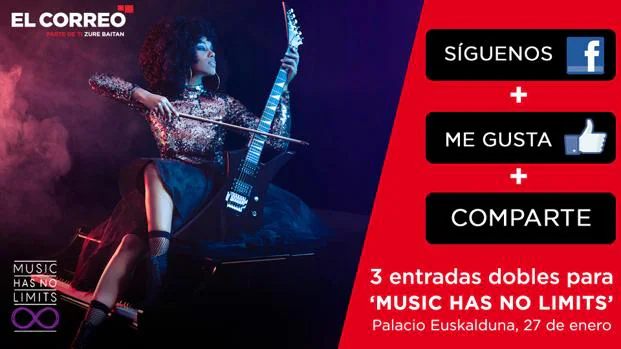 ¿Quieres ganar una entrada para 'Music has no limits'? ¡Sorteamos 3 entradas dobles!