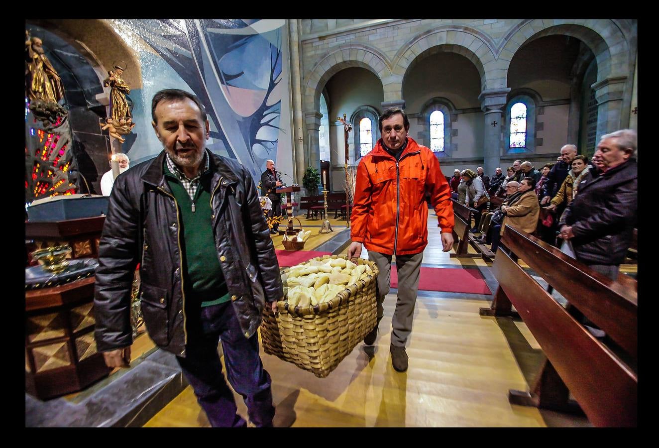 El Santuario de la localidad vizcaína ha celebrado hoy la festividad de su patrón 