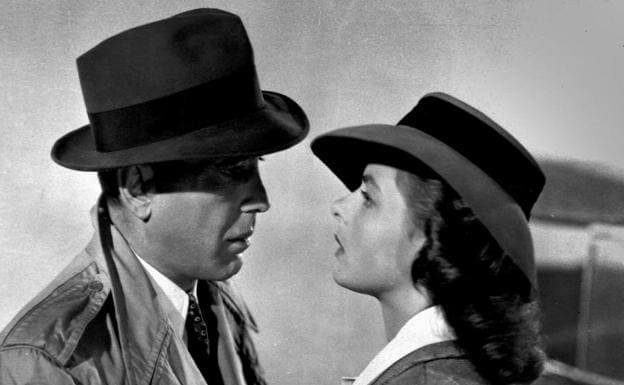 Ingrid Bergman y Humphrey Bogart en una escena de 'Casablanca'.