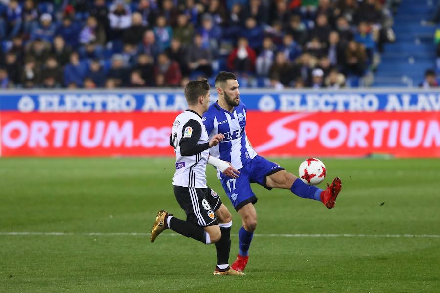 El estadio de Mendizorroza ha albergado este miércoles el partido de vuelta de los cuartos de final de la Copa del Rey 2017-2018