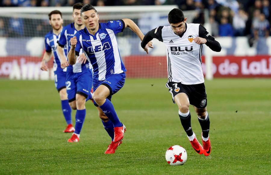 El estadio de Mendizorroza ha albergado este miércoles el partido de vuelta de los cuartos de final de la Copa del Rey 2017-2018