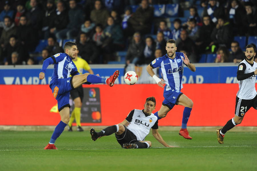 El estadio de Mendizorroza ha albergado este miércoles el partido de vuelta de los cuartos de final de la Copa del Rey 2017-2018