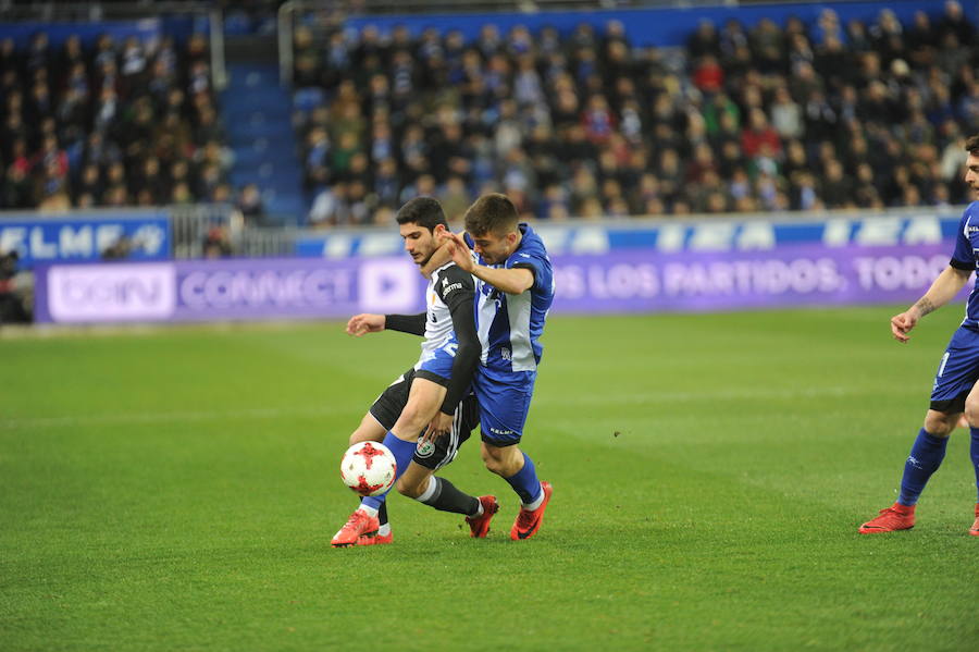 El estadio de Mendizorroza ha albergado este miércoles el partido de vuelta de los cuartos de final de la Copa del Rey 2017-2018