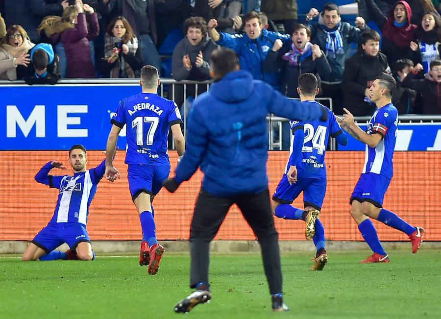 El estadio de Mendizorroza ha albergado este miércoles el partido de vuelta de los cuartos de final de la Copa del Rey 2017-2018