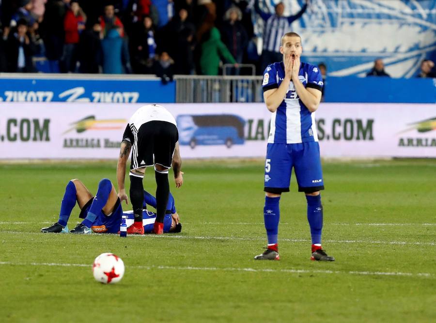 El estadio de Mendizorroza ha albergado este miércoles el partido de vuelta de los cuartos de final de la Copa del Rey 2017-2018