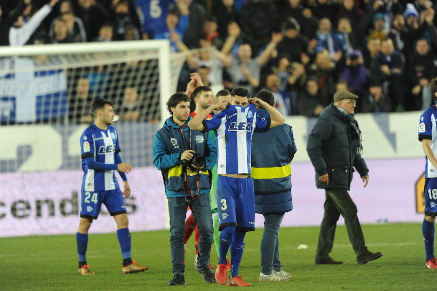 El estadio de Mendizorroza ha albergado este miércoles el partido de vuelta de los cuartos de final de la Copa del Rey 2017-2018