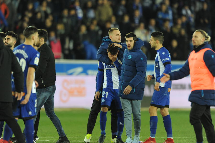 El estadio de Mendizorroza ha albergado este miércoles el partido de vuelta de los cuartos de final de la Copa del Rey 2017-2018