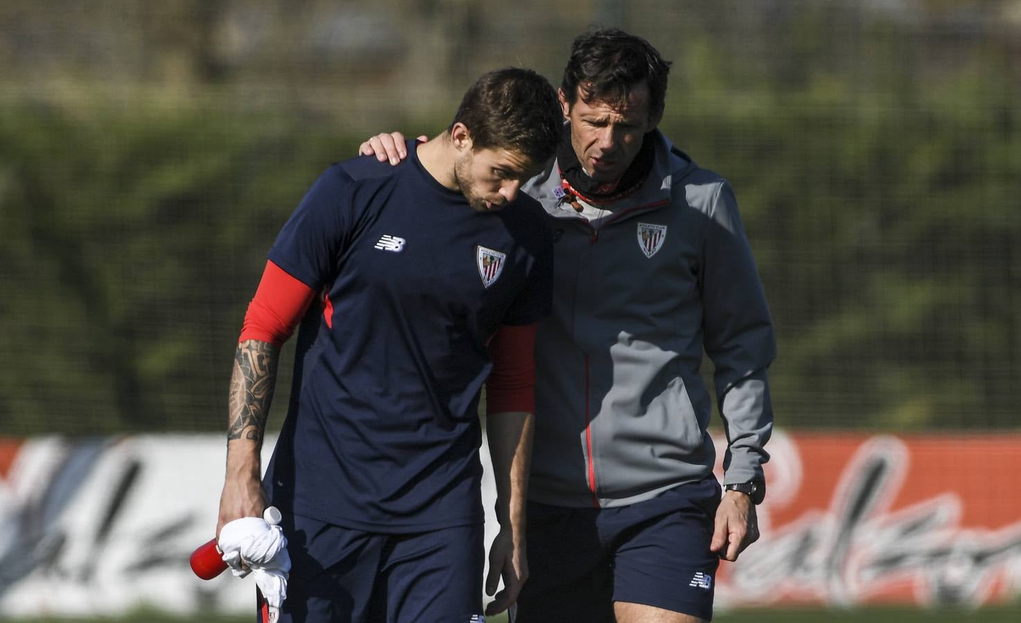 Primer entrenamiento de Iñigo Martínez como jugador del Athletic