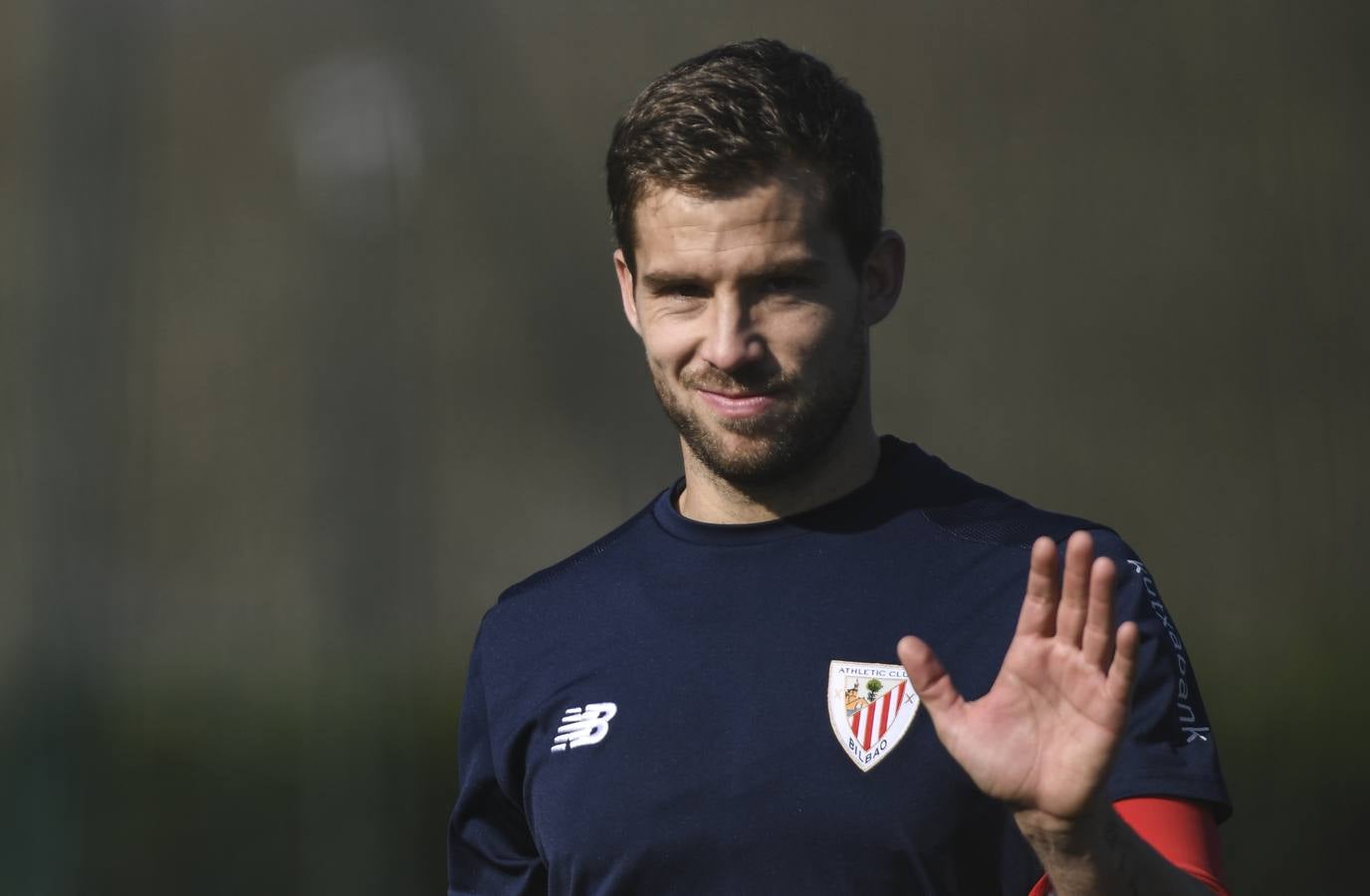 Primer entrenamiento de Iñigo Martínez como jugador del Athletic