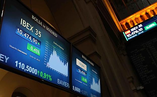 El Ibex-35 se anota un 4% en su mejor mes de enero desde 2017