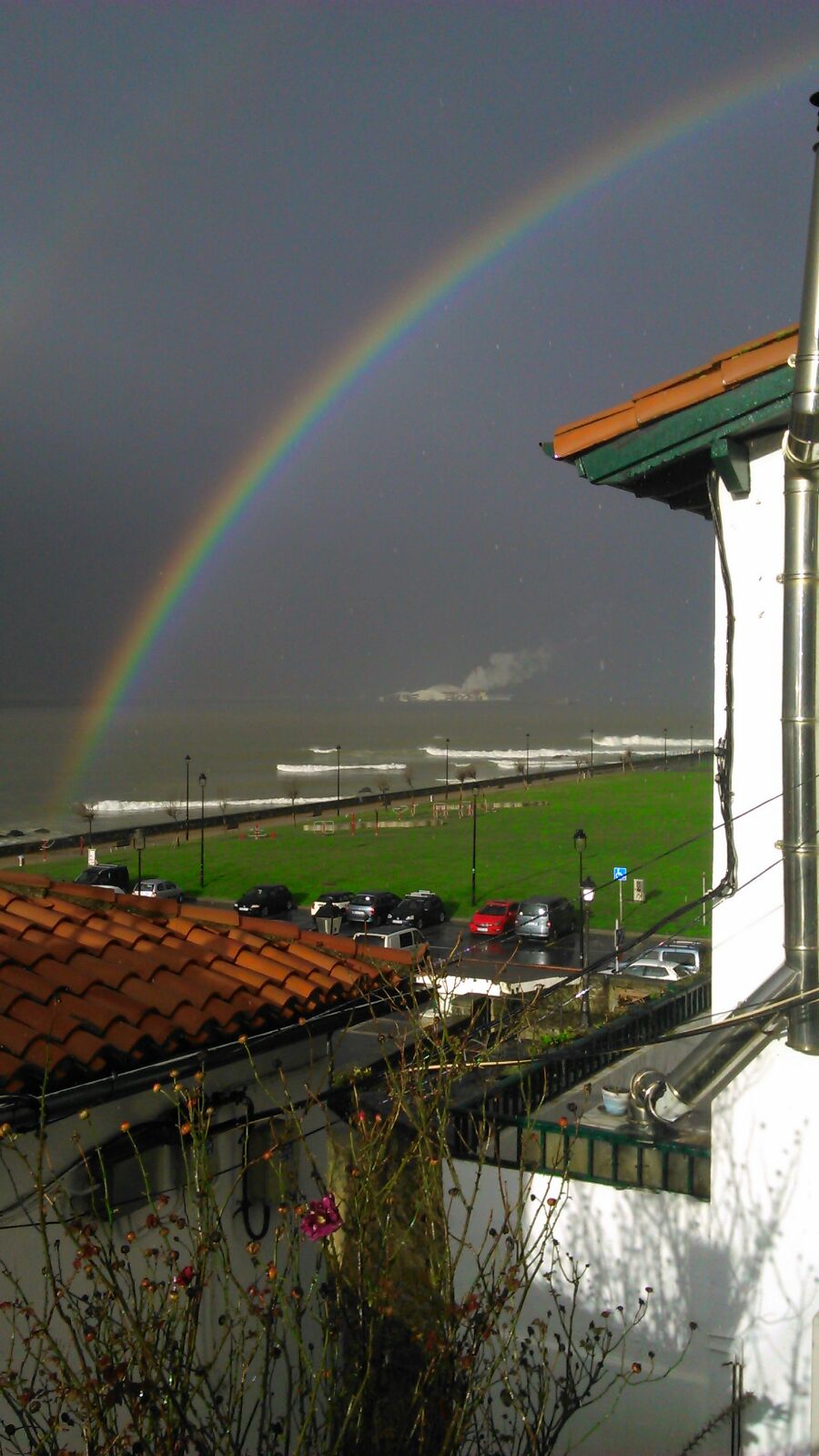 Arcoiris en el Puerto Viejo (Getxo).