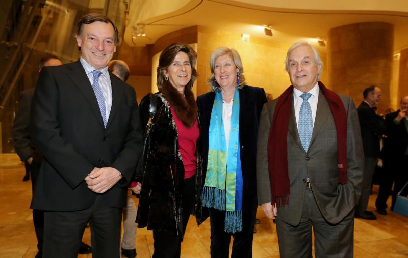 Jose Miguel Barrenechea, Elena Landecho, Sylvie Lagneaux y Javier Cano.