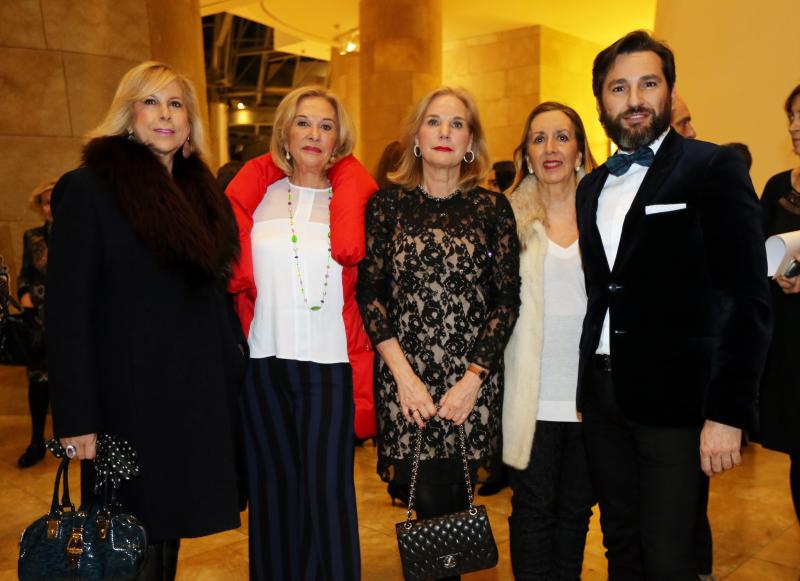 Maite Lastra, Isabel Batiz, María José Gandarias, María Jesús Cava y Jorge Canivell.