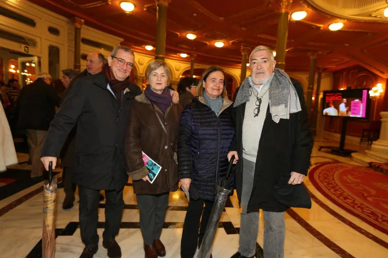 Pedro Sáinz de la Maza, Carmen Alday, María Iribarren y Andoni Landaluce.