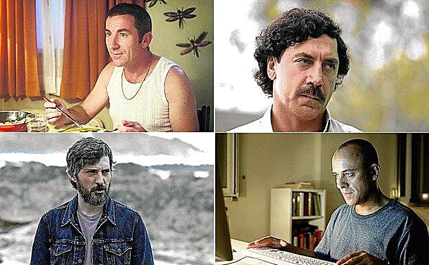 Mejor actor: Antonio de la Torre, ('Abracadabra'), Javier Bardem, ('Loving Pablo'), Andrés Gertrúdix ('Morir'), Javier Gutiérrez ('El autor').