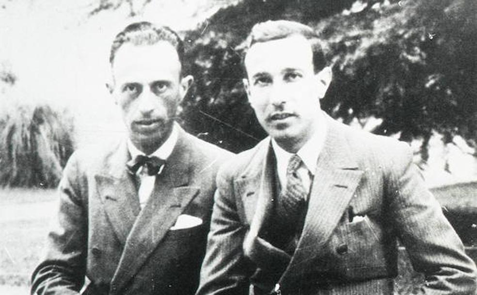 Juan Larrea y Gerardo Diego en Madrid