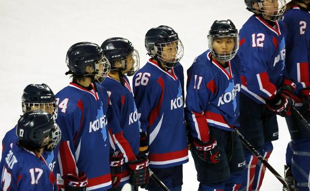 Equipo unificado de Corea.