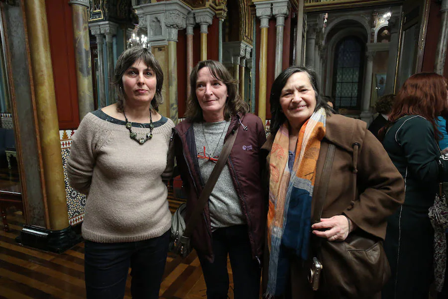 María Silva, Irune Uria y Mari Carmen Isabel.