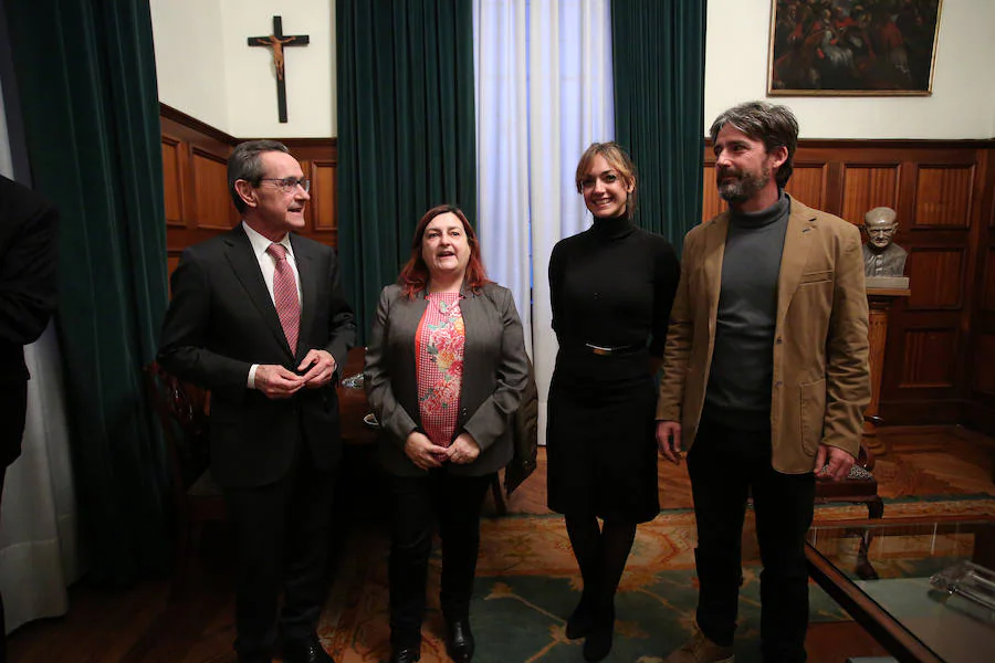 Ángel Toña, Eva Armesto, Virginia Gómez de Retana y Eoin McGirr.