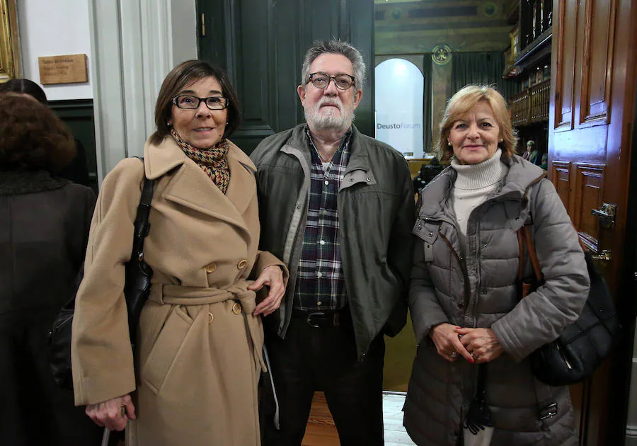 Celia Agüeros, Mikel de Viana y Nati Rojo.
