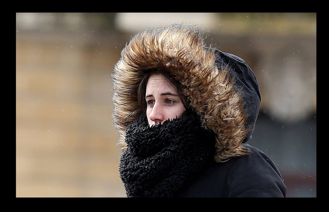 Fotos: frío y nieve en Euskadi