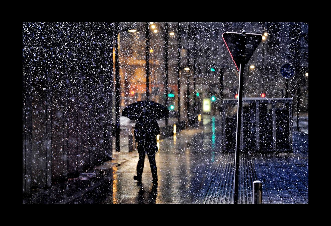 Fotos: frío y nieve en Euskadi