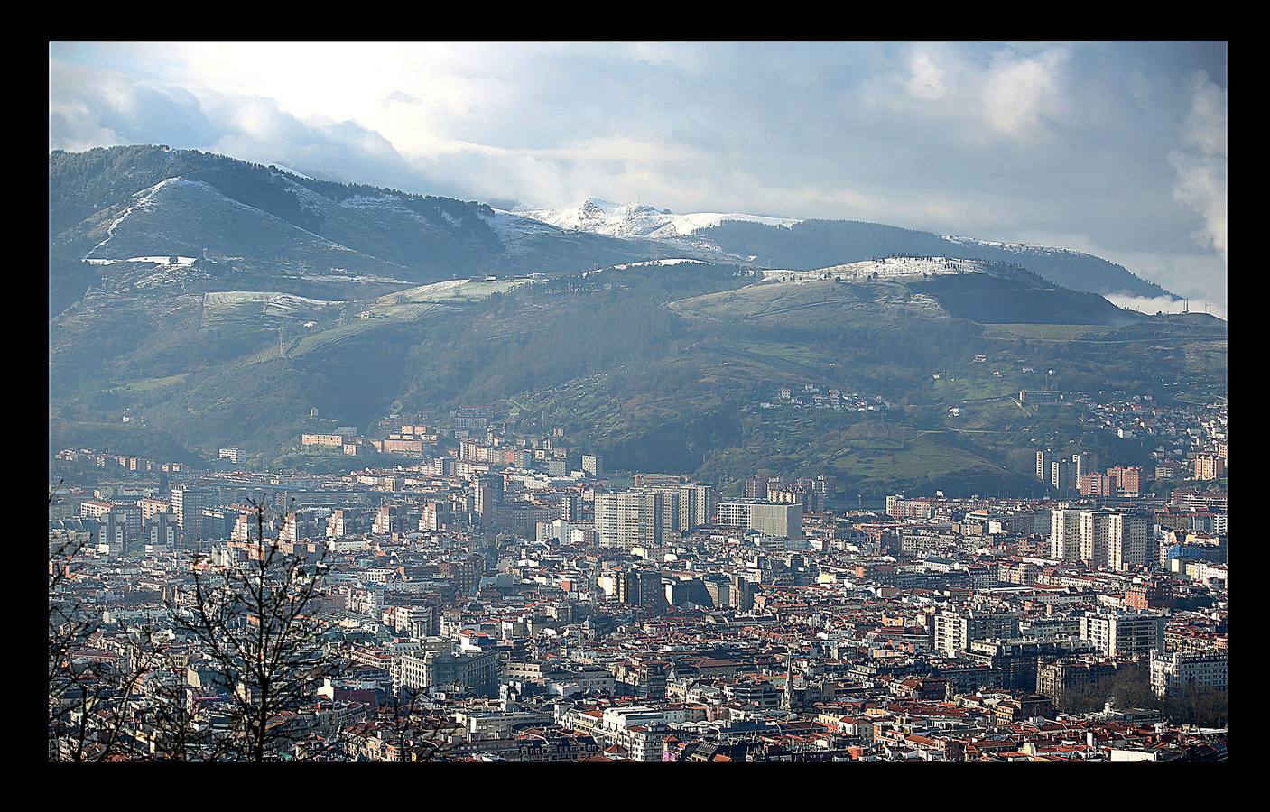 Fotos: frío y nieve en Euskadi