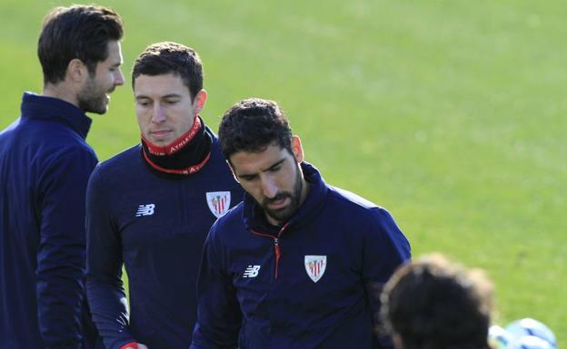 De Marcos, durante un entrenamiento.