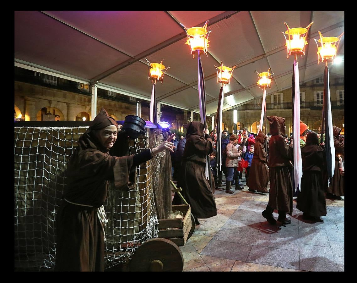 Bilbao despide los carnavales con la quema de la sardina