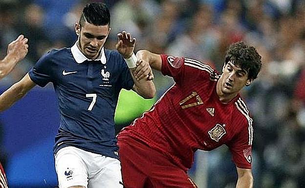 San José, en un partido con España.