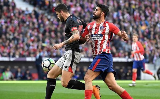 Atlético y Athletic en el partido del Wanda.