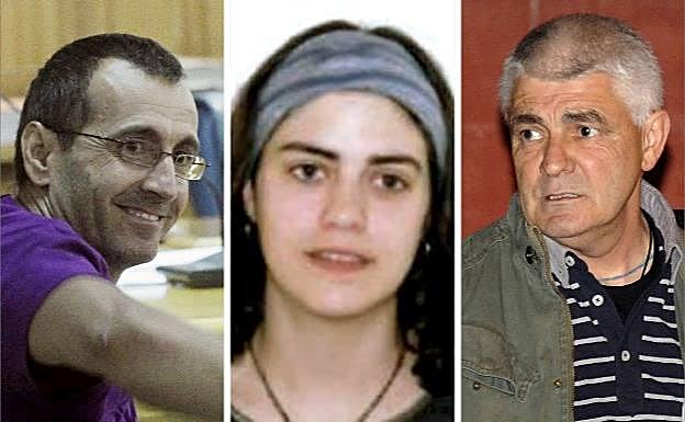 De izquierda a derecha, Jorge Sertutxa, Ohiane Garmendia y 'Kubati'