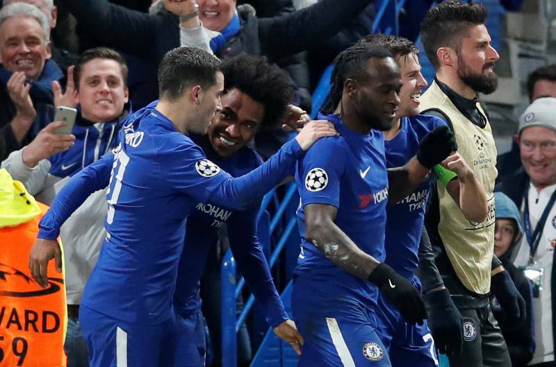 El Chelsea y el Barcelona se enfrentaron en Stamford Bridge en la ida de octavos de final de la Liga de Campeones.