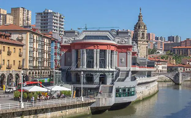 Vista del mercado de la Ribera.