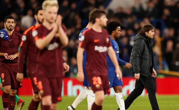 Antonio Conte, tras el empate ante el barcelona. 