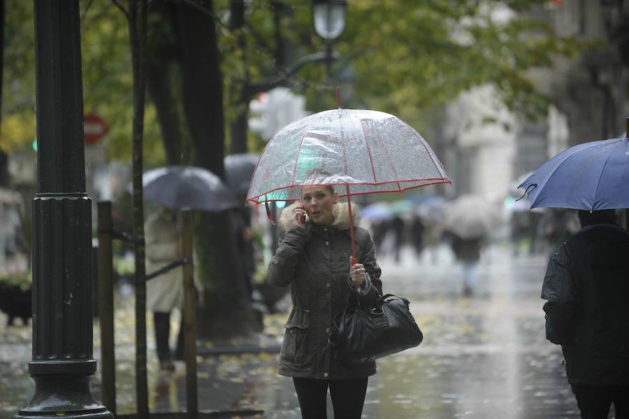 El tiempo en Bilbao del 21 al 25 de febrero 2018: La lluvia da una tregua, pero la temperatura se desploma