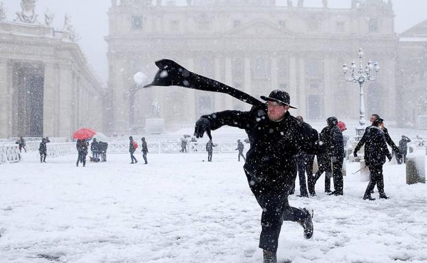 La nieve colapsa Europa