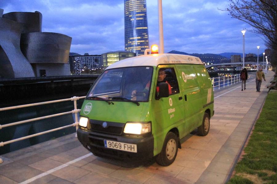 Bilbao ha registrado una mínima de -1º y el el monte Oiz se han alcanzado los -10º