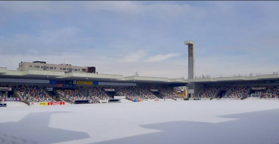 El campo de Lasesarre, Barakaldo.